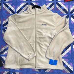 Columbia Beige Fleece Jacket